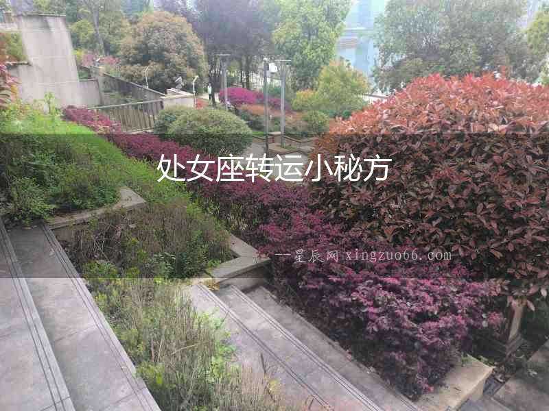 處女座轉運小秘方