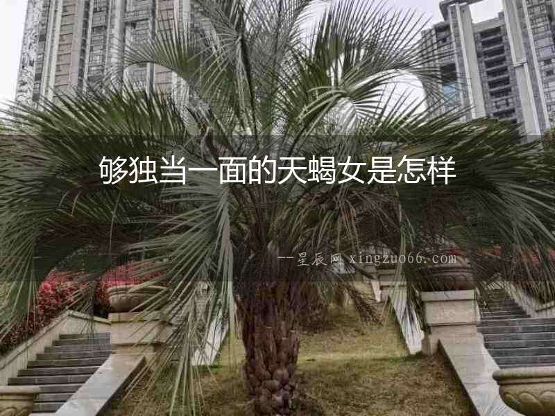夠獨當一面的天蝎女是怎樣