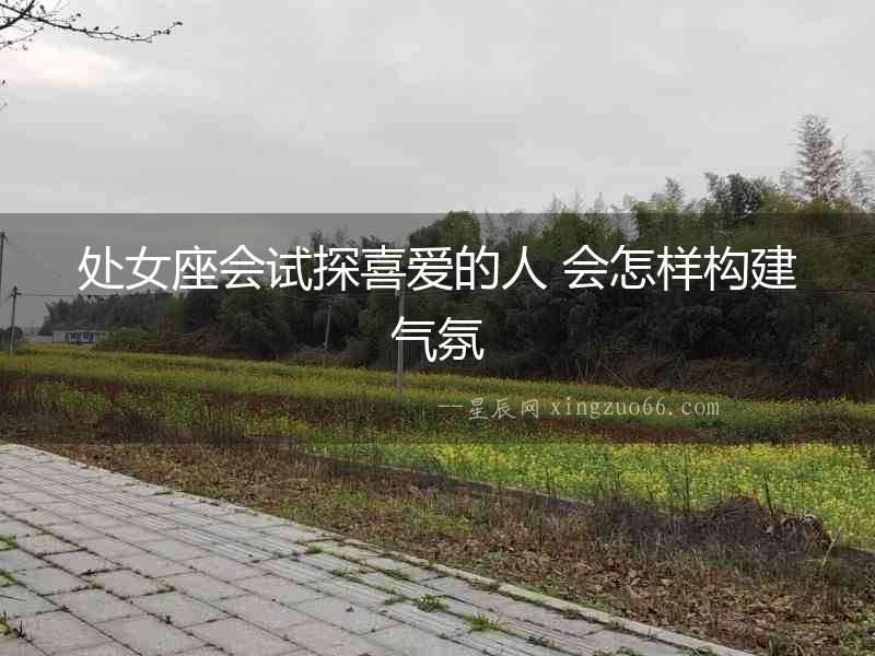 處女座會試探喜愛的人 會怎樣構建氣氛