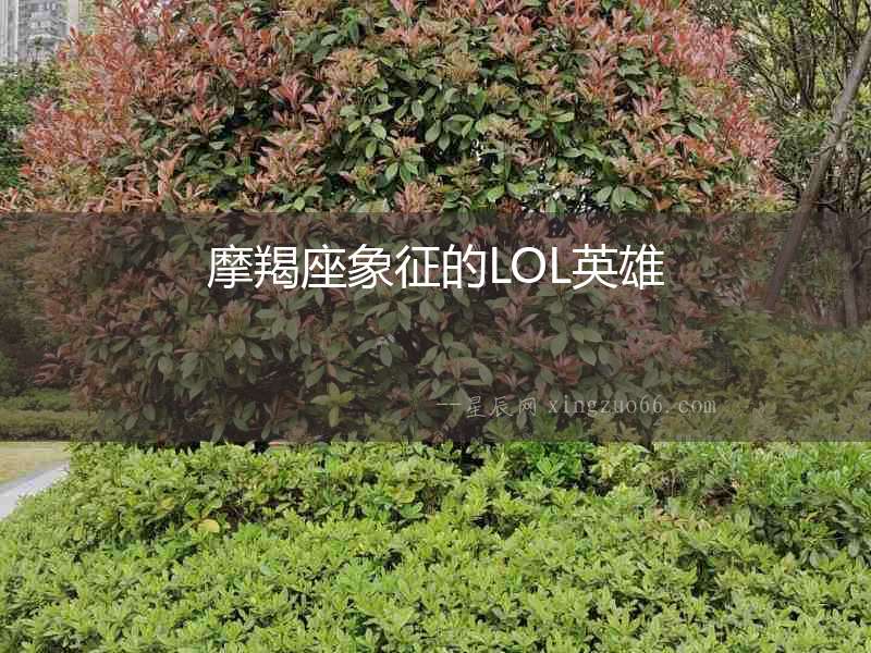 摩羯座象征的LOL英雄