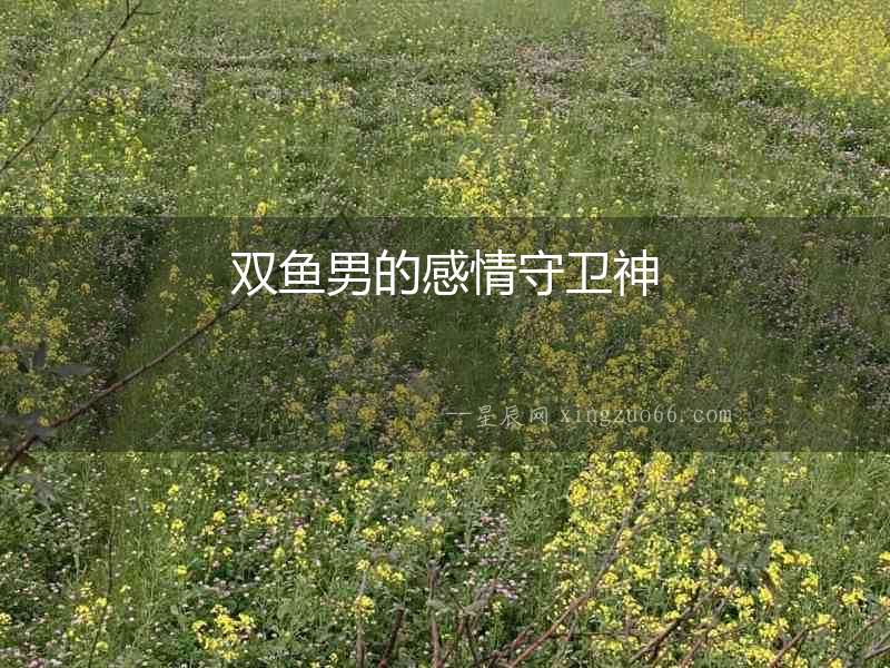 雙魚(yú)男的感情守衛(wèi)神