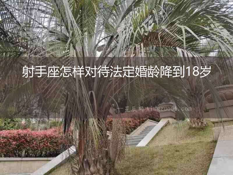 射手座怎樣對待法定婚齡降到18歲