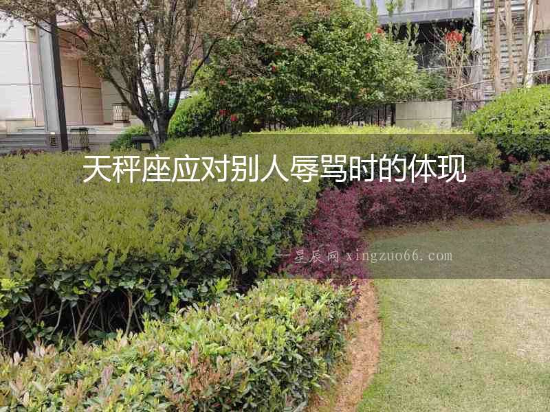 天秤座應(yīng)對(duì)別人辱罵時(shí)的體現(xiàn)