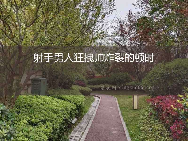 射手男人狂拽帥炸裂的頓時