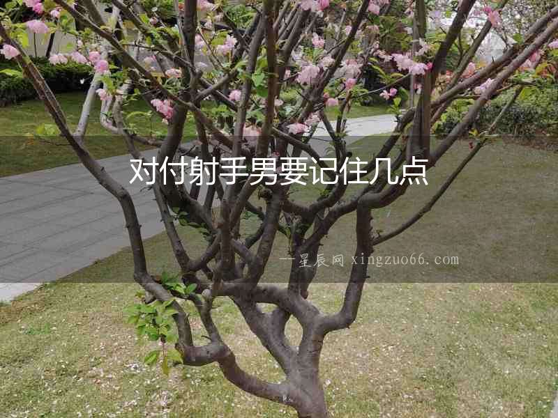 對付射手男要記住幾點