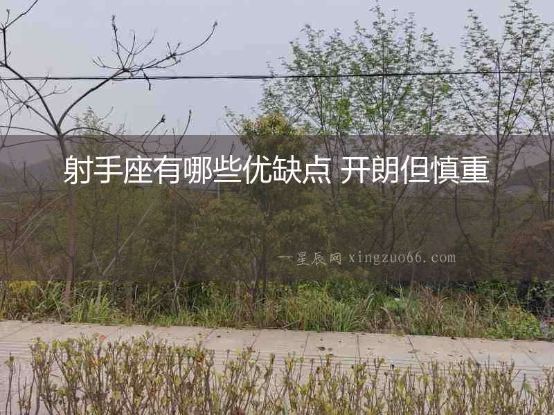 射手座有哪些優(yōu)缺點(diǎn) 開(kāi)朗但慎重