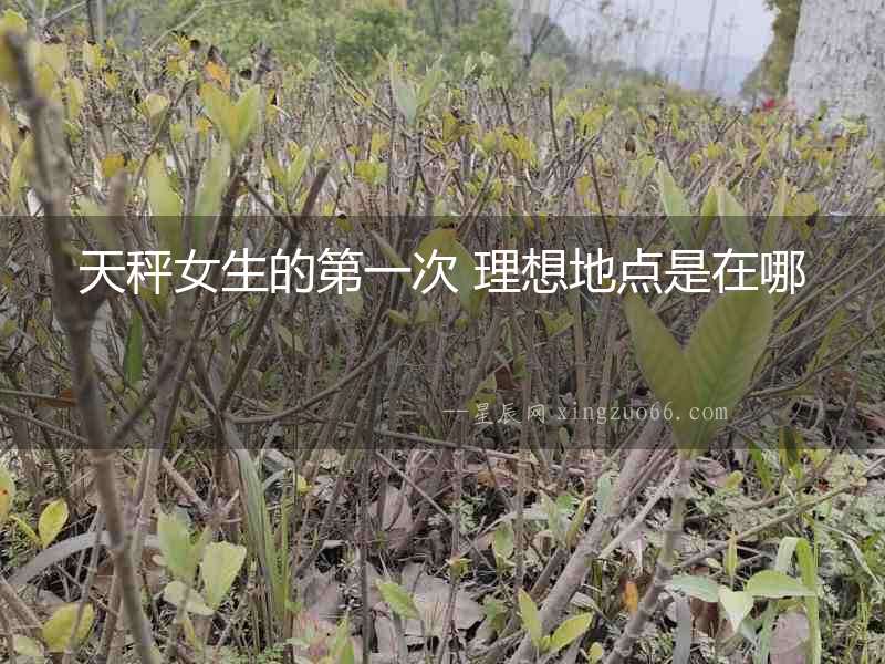 天秤女生的第一次 理想地點是在哪