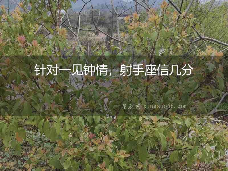 針對一見鐘情，射手座信幾分