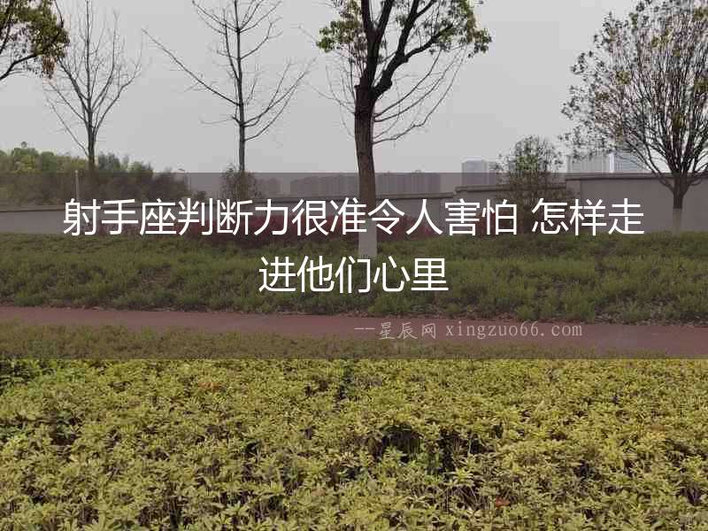 射手座判斷力很準令人害怕 怎樣走進他們心里