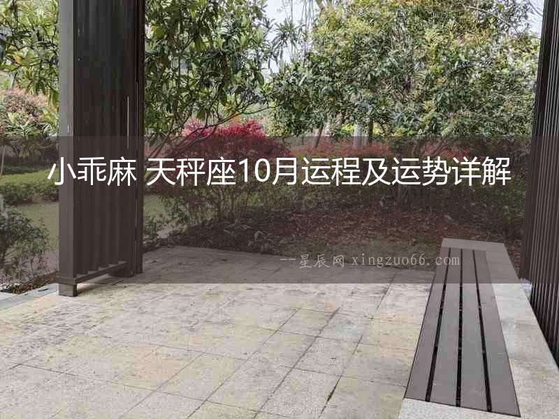小乖麻 天秤座10月運程及運勢詳解
