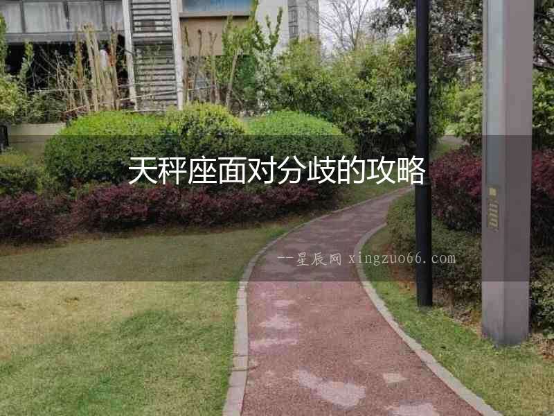 天秤座面對分歧的攻略