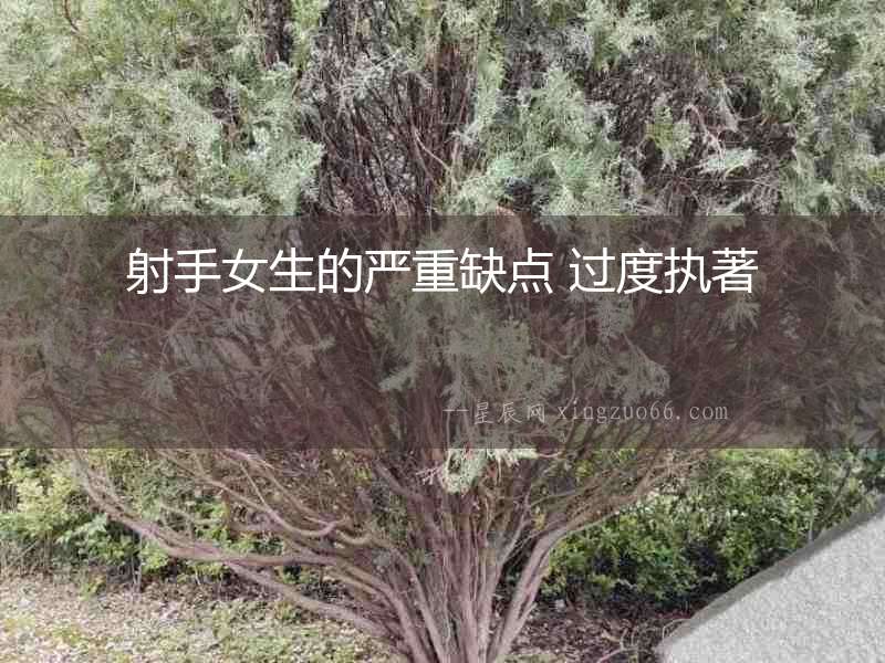 射手女生的嚴(yán)重缺點 過度執(zhí)著