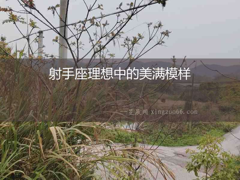 射手座理想中的美滿模樣