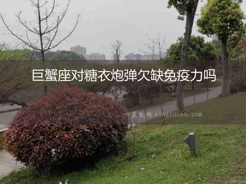 巨蟹座對(duì)糖衣炮彈欠缺免疫力嗎