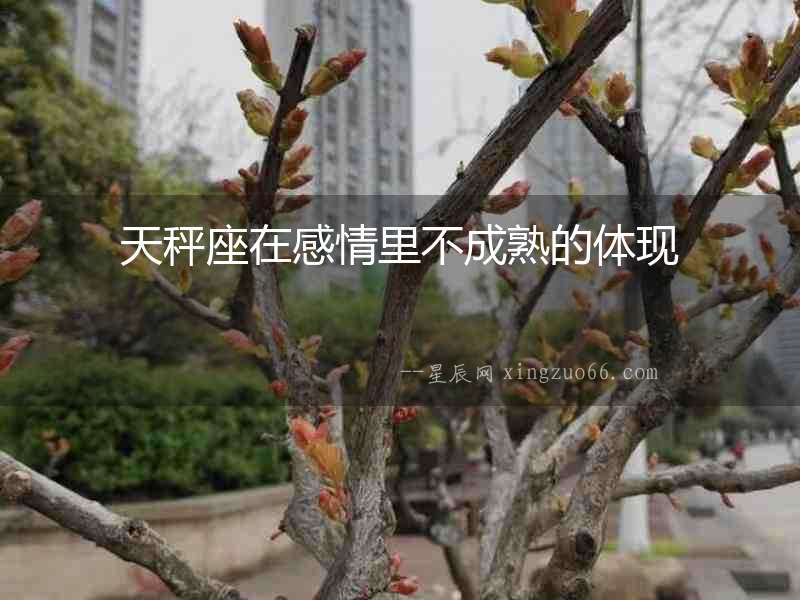 天秤座在感情里不成熟的體現(xiàn)