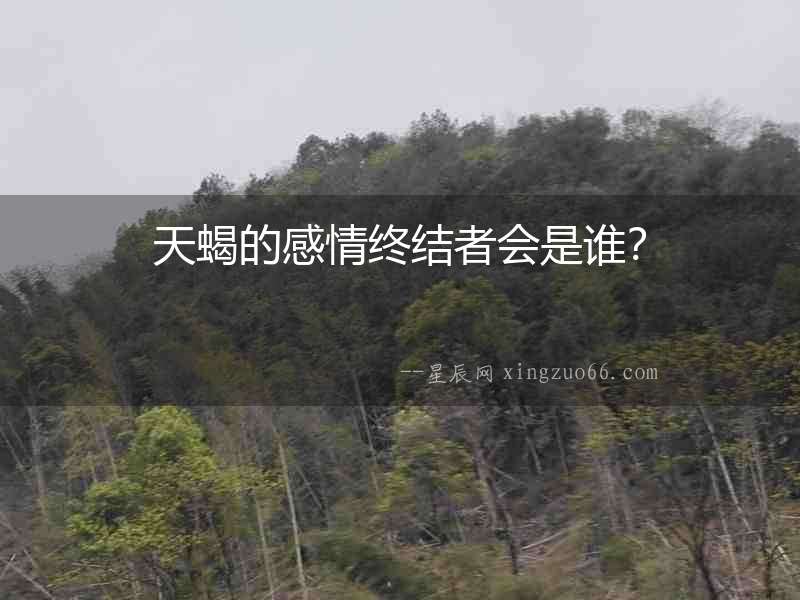 天蝎的感情終結者會是誰？