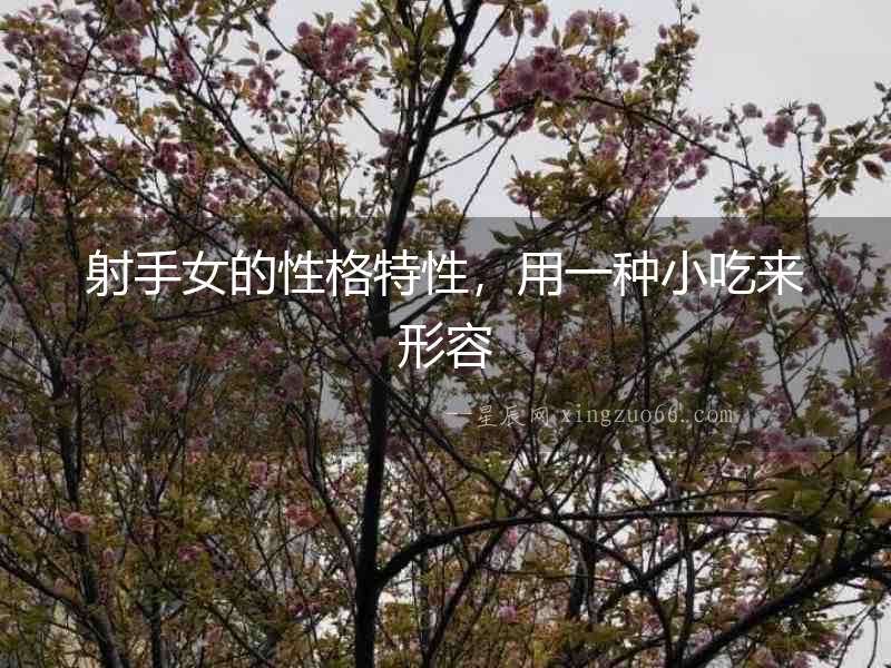 射手女的性格特性，用一種小吃來形容