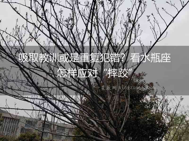 吸取教訓(xùn)或是重復(fù)犯錯？看水瓶座怎樣應(yīng)對“摔跤”