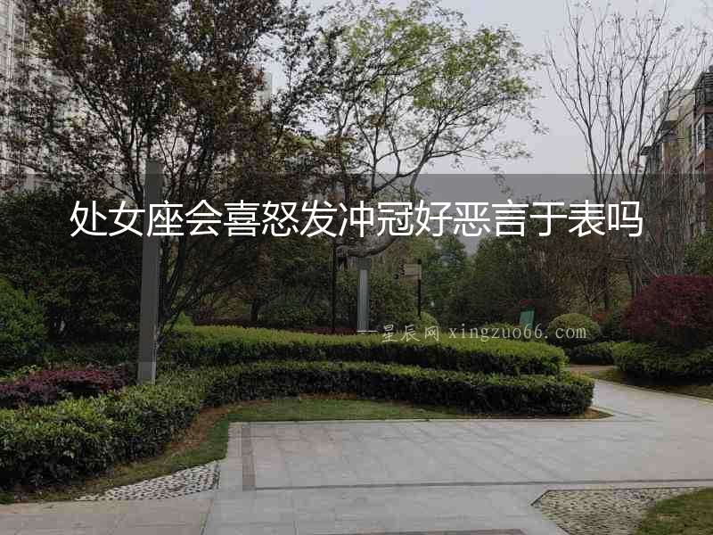 處女座會喜怒發沖冠好惡言于表嗎