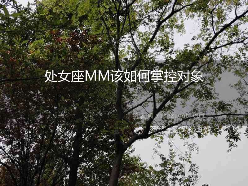 處女座MM該如何掌控對(duì)象