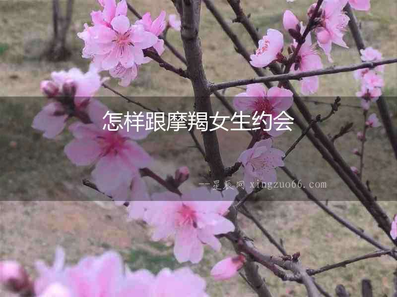 怎樣跟摩羯女生約會