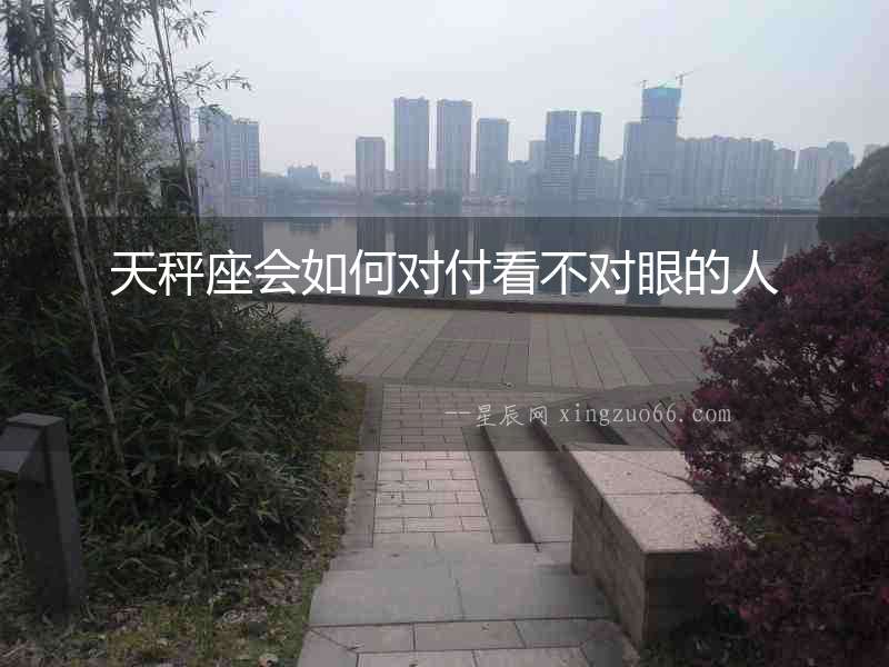 天秤座會如何對付看不對眼的人