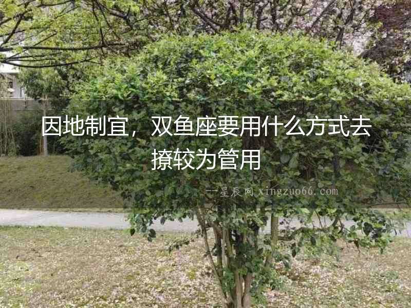 因地制宜，雙魚座要用什么方式去撩較為管用