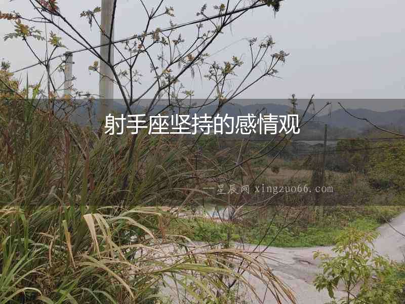 射手座堅持的感情觀