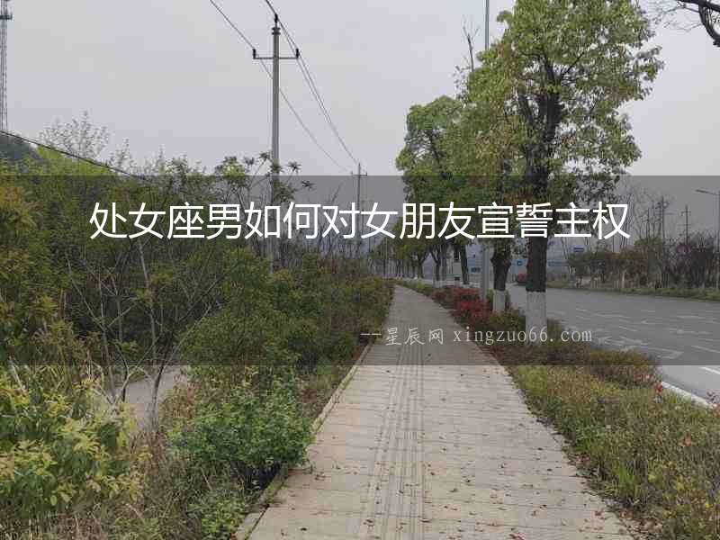 處女座男如何對女朋友宣誓主權