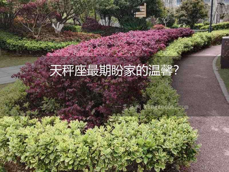 天秤座最期盼家的溫馨？