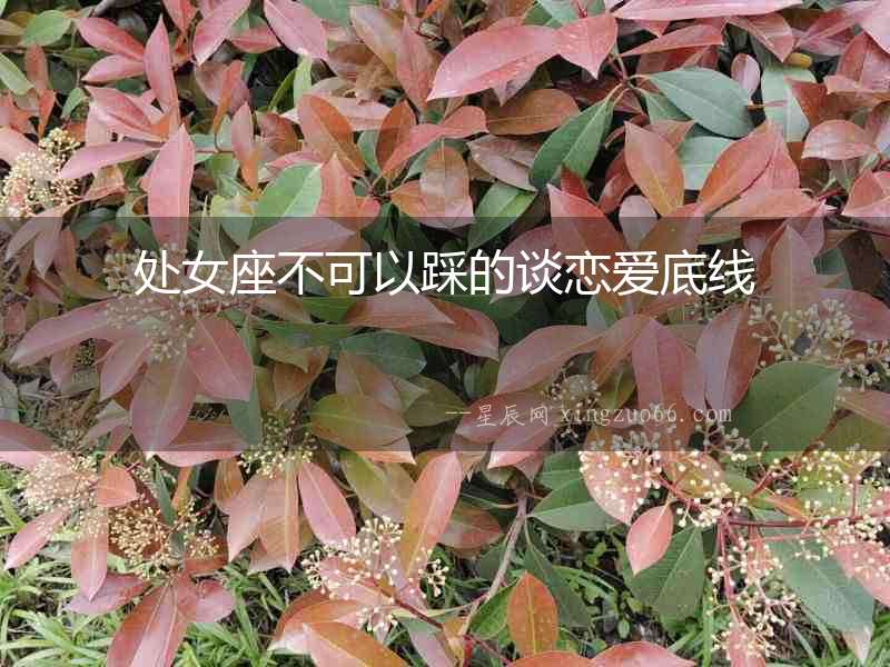 處女座不可以踩的談戀愛底線