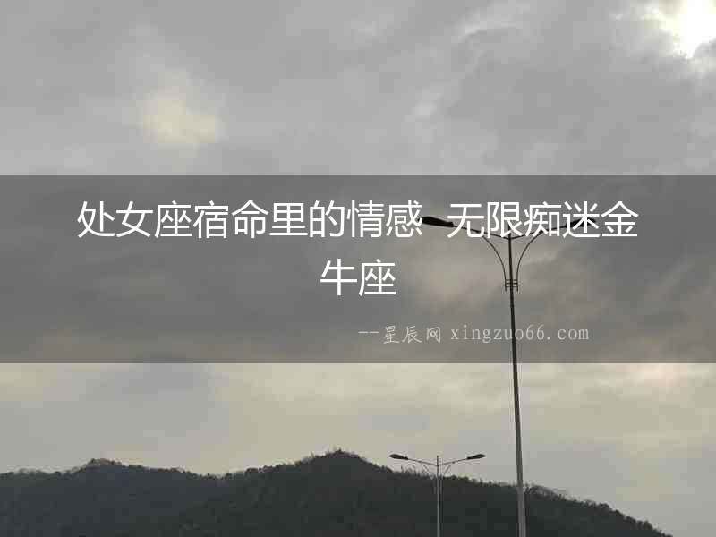 處女座宿命里的情感  無限癡迷金牛座