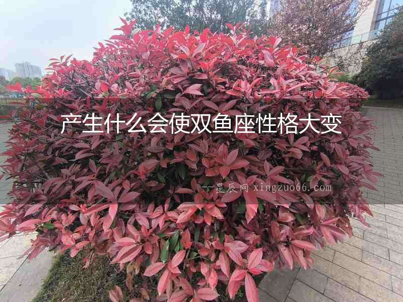 產生什么會使雙魚座性格大變