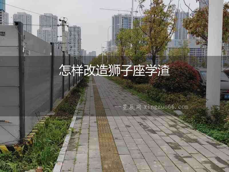 怎樣改造獅子座學渣