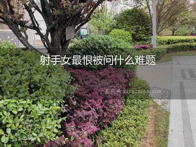 射手女最恨被問什么難題