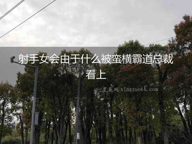 射手女會由于什么被蠻橫霸道總裁看上