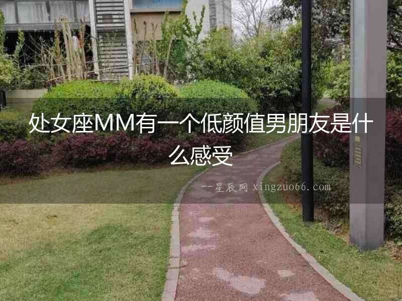 處女座MM有一個低顏值男朋友是什么感受