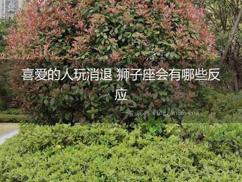 喜愛的人玩消退 獅子座會有哪些反應
