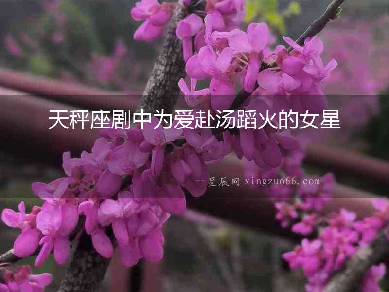 天秤座劇中為愛赴湯蹈火的女星