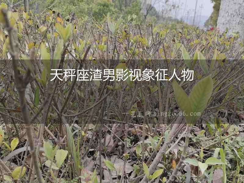 天秤座渣男影視象征人物