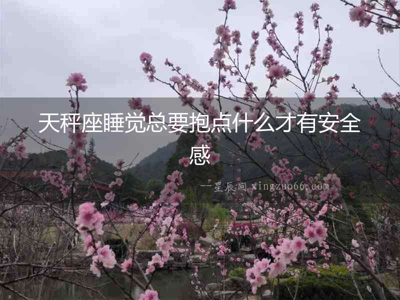 天秤座睡覺總要抱點什么才有安全感