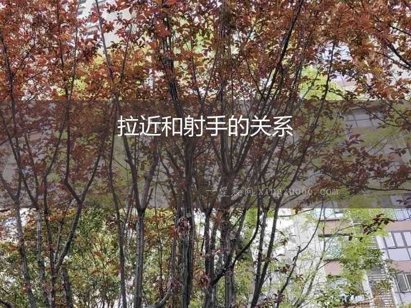 拉近和射手的關系