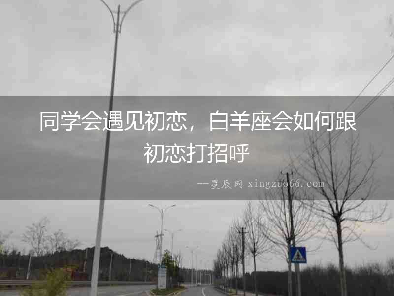同學會遇見初戀，白羊座會如何跟初戀打招呼