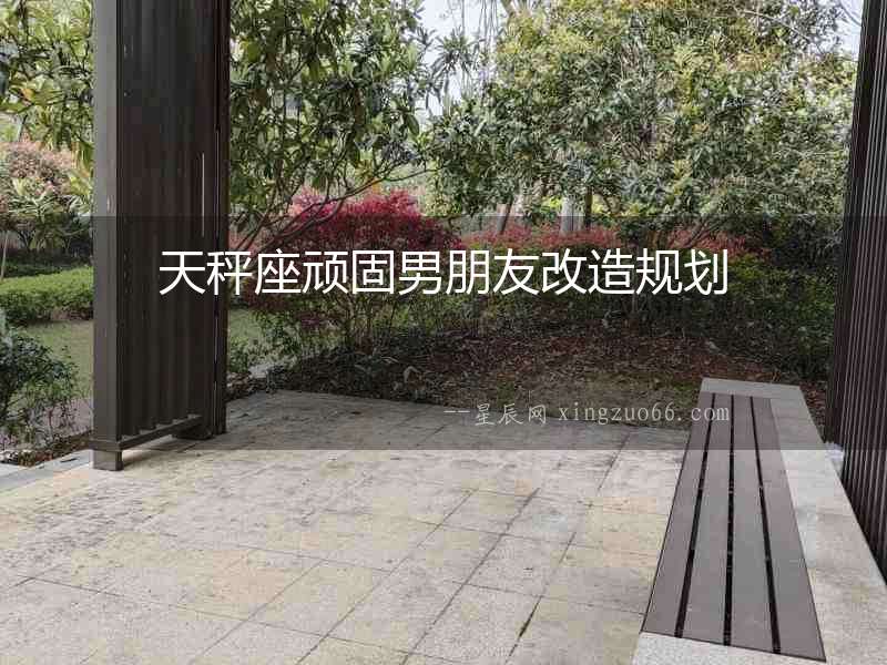 天秤座頑固男朋友改造規劃