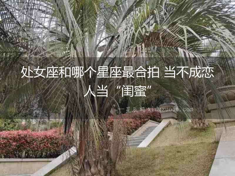 處女座和哪個星座最合拍 當不成戀人當“閨蜜”