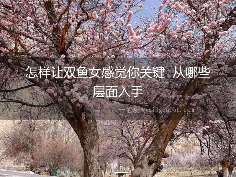 怎樣讓雙魚女感覺你關鍵  從哪些層面入手
