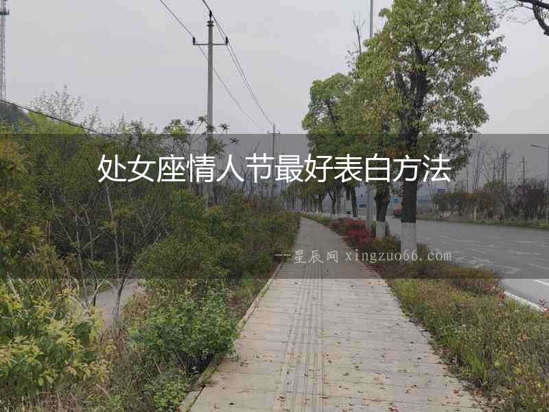 處女座情人節(jié)最好表白方法