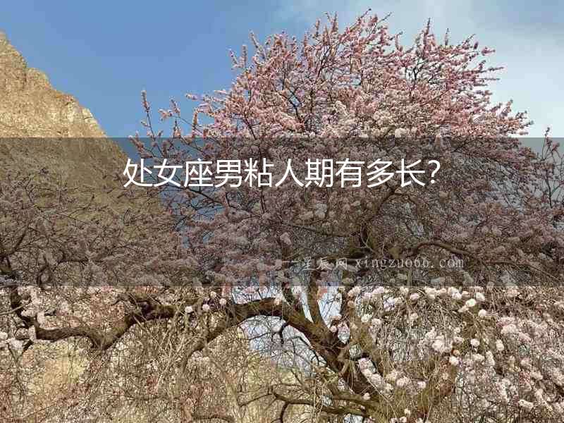 處女座男粘人期有多長？
