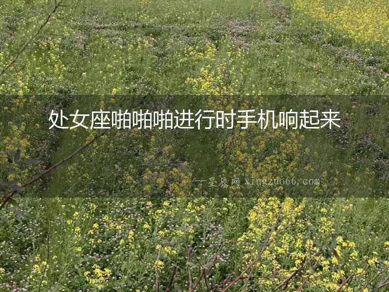 處女座啪啪啪進行時手機響起來