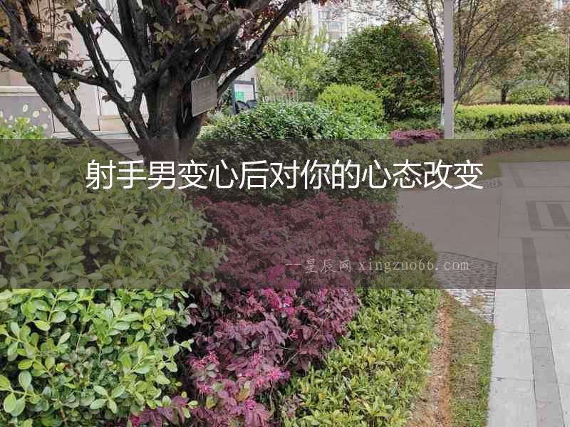 射手男變心后對你的心態改變